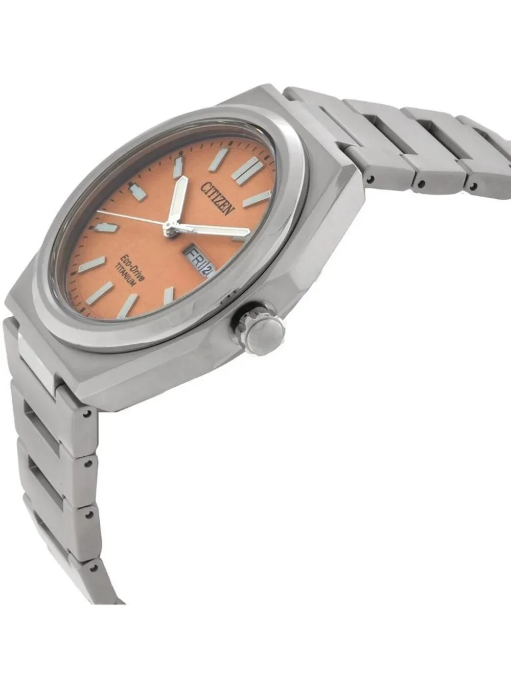 NWT Citizen Zenshin Three-hand Orange Dial Men's Watch